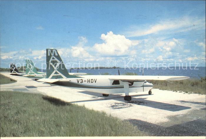 Flugzeuge Zivil Maya Airways Pilatus Britten Norman V3-HDV