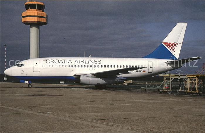 Flugzeuge Zivil Croatia Airlines Boeing 737-230 c/n 22119 D-ABFK