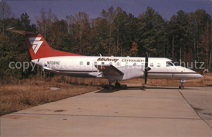 Flugzeuge Zivil Midway Connection Embraer EMB-120RT Brasilia c/n 120056 N306MC
