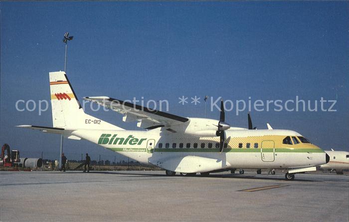 Flugzeuge Zivil Binter Mediterraneo S.A. Casa CN-235-100 EC-012