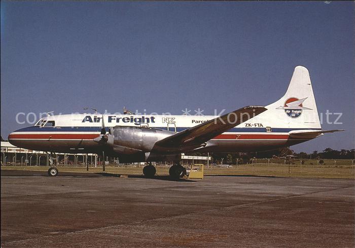 Flugzeuge Zivil Air Freight NZ Convair CV 580 ZK-FTA c/