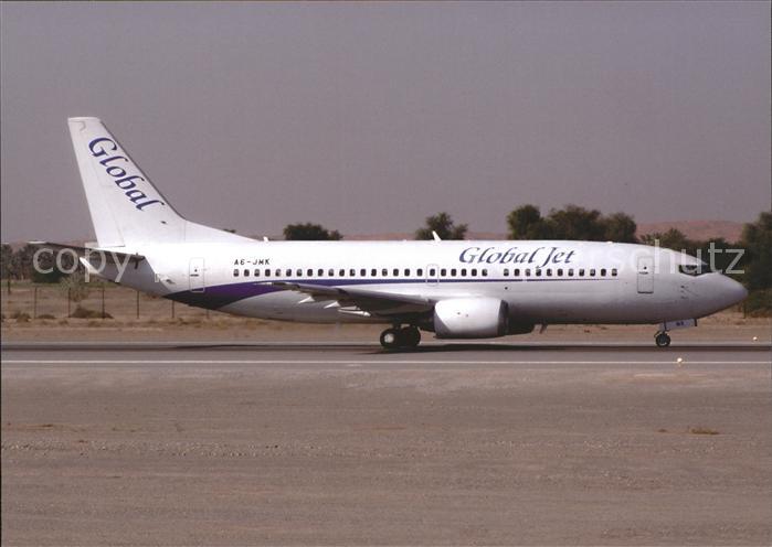Flugzeuge Zivil Global Jet B-737-322 A6-JMK c/n 24674