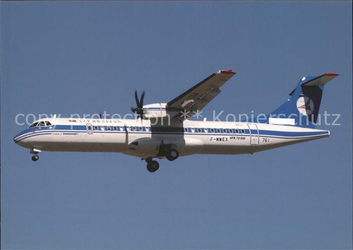 Flugzeuge Zivil Azerbaijan Airlines ATR-72-500 F-WWEX c/n 761