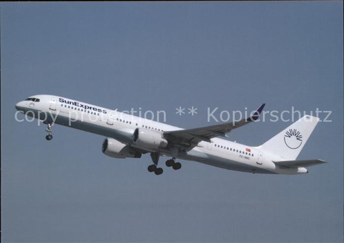 Flugzeuge Zivil Sun Express B-757-2QB w TC-SNC c/n 26273