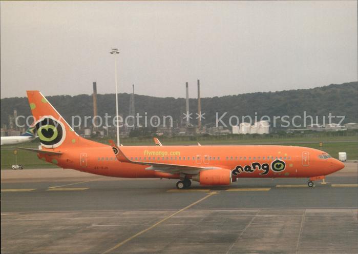Flugzeuge Zivil Fly Mango B-737-8BG ZS-SJK c/n 32355