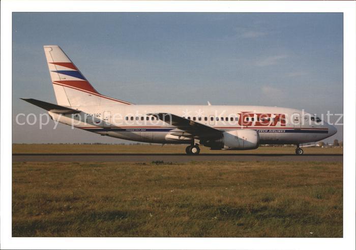 Flugzeuge Zivil CSA Czech Airlines Boeing 737-55S OK-XG