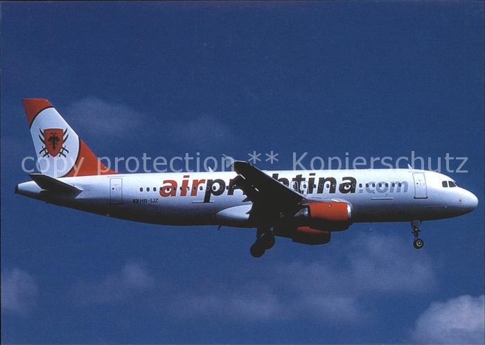 Flugzeuge Zivil Air Prishtina A320 HB-IJZ