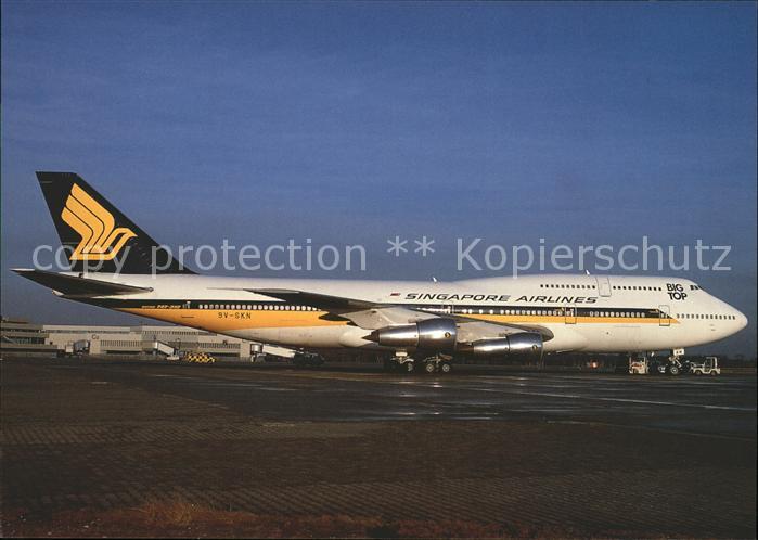 Flugzeuge Zivil Singapore Airlines Boeing B747-312 9V-SKN Cn23410/653