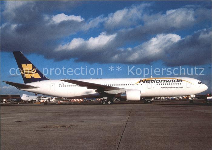 Flugzeuge Zivil Nationwide Airlines Boeing 767-3YO/ER ZS-PBI c/n 26200/450