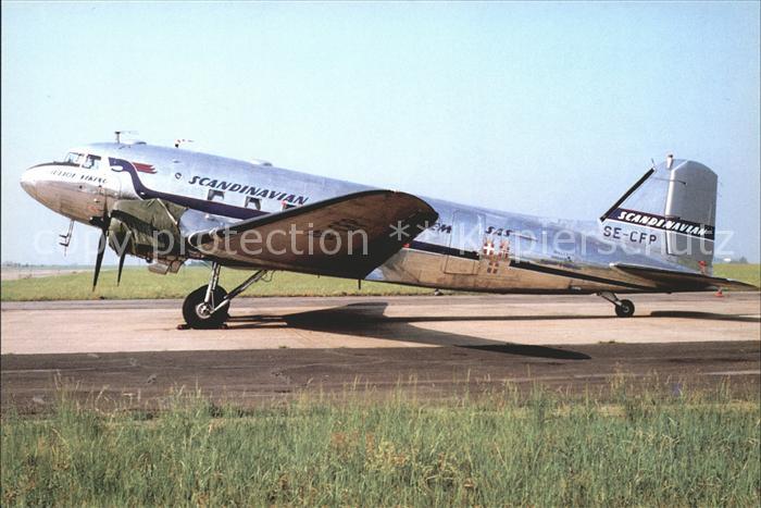 Flugzeuge Zivil Scandinavian Douglas DC-3C SE-CFP c/n 13883