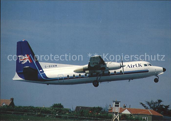 Flugzeuge Zivil Air UK Fokker F27 Mk200 G-BHMW