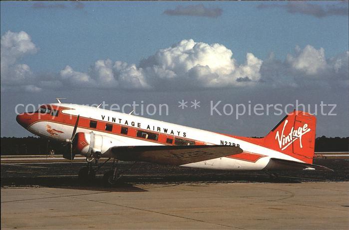 Flugzeuge Zivil Vintage Airways DC-3C N22RB c/n 4926