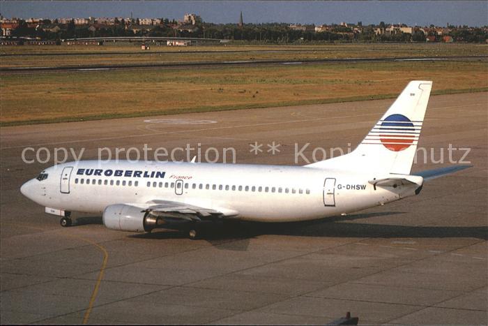 Flugzeuge Zivil Euroberlin France Boeing 737-2T5 G-DHSW c/n 22979/950