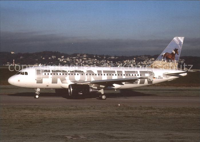Flugzeuge Zivil Frontier Airbus Industrie A319-111 D-AVWX N915FR cn1851