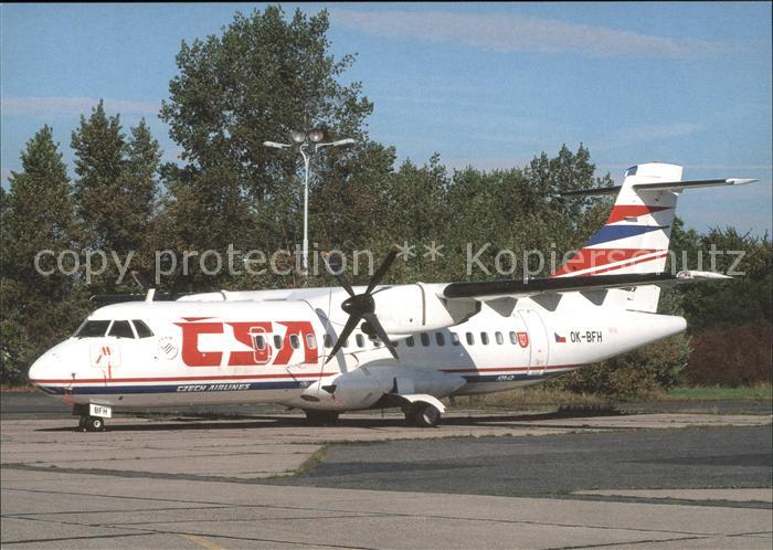Flugzeuge Zivil CSA Aerospatiale Alenia ATR42-320 OK-BF