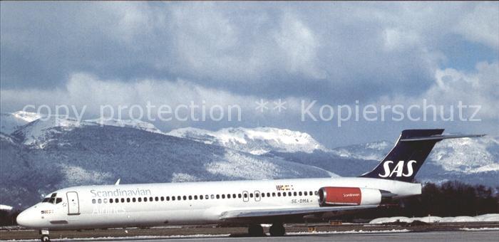 Flugzeuge Zivil SAS MCD Douglas MD-8 SE-DMA cn 53009