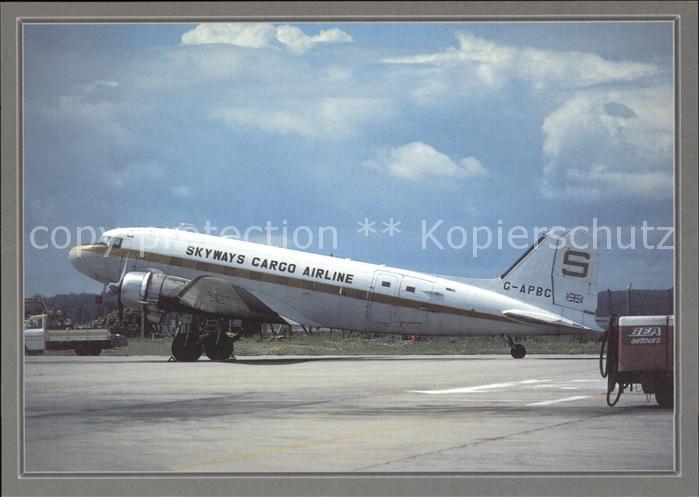 Flugzeuge Zivil Skyways Cargo Airline Douglas DC-3 C-47