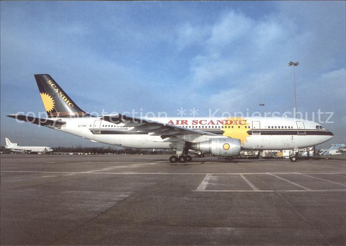 Flugzeuge Zivil Air Scandic A300B4-203FF G-TTMC cn 299