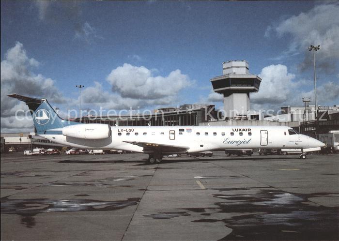 Flugzeuge Zivil Luxair Eurojet Embraer RJ145EU LX-LGU c