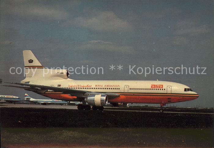 Flugzeuge Zivil Alia-Royal Jordanian Airlines Lockheed 1011 TriStar 500 JY-AGC c