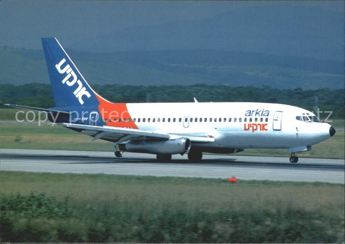 Flugzeuge Zivil Arkia Israeli Airlines Boeing B-737-210 Adv. 4-BAA c/n 21820/578