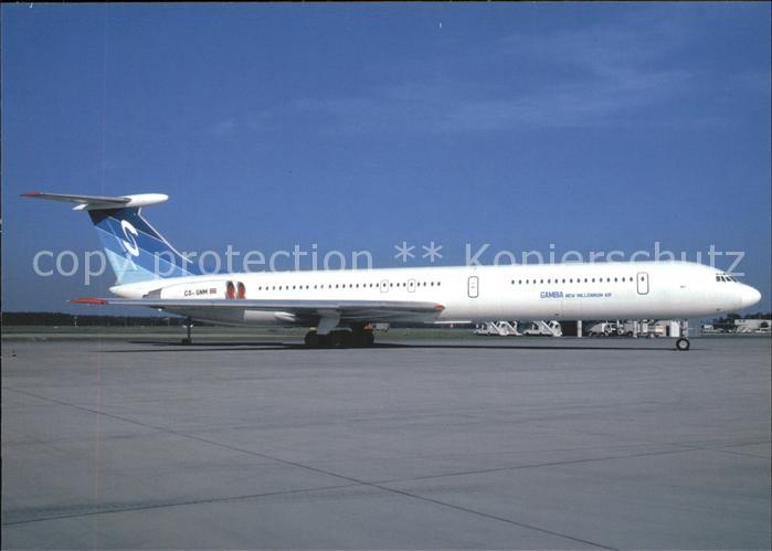 Flugzeuge Zivil Gambia New Millenium Air IL-62M C5-GNM c/n unknown