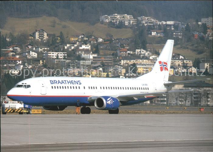 Flugzeuge Zivil Braathens B-737-405 LN-BRI c/n 24644