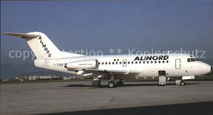 Flugzeuge Zivil Alinord Fokker F28 Mk. 1000 I-TIBB c/n 11010