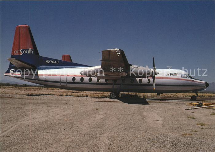 Flugzeuge Zivil Air South Fairchild F-27J N2702J c/n 115