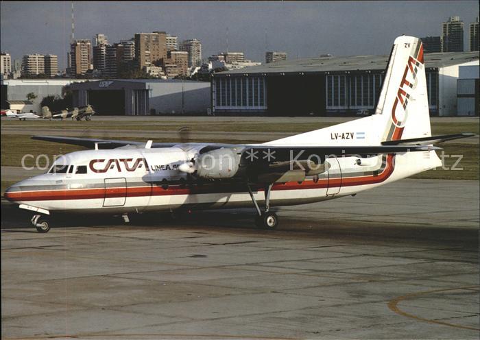 Flugzeuge Zivil Cata Linea Aerea S.A.C.I.F.I. Fairchild Ind. F-27J LV-AZV
