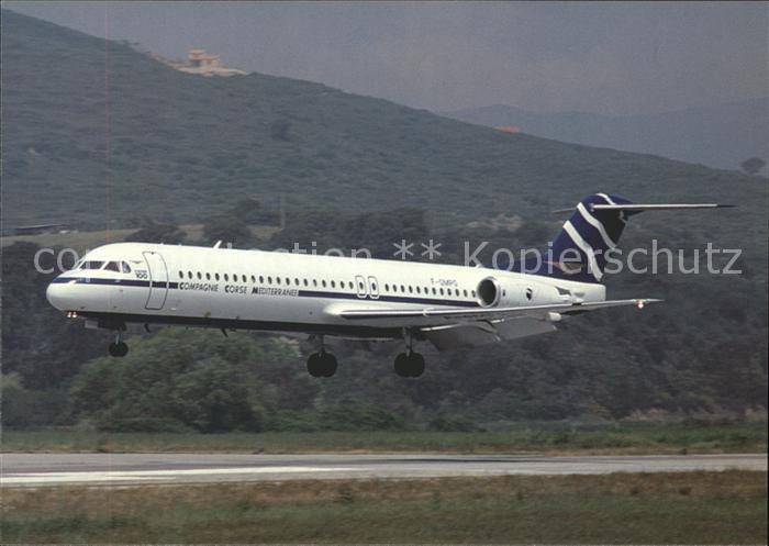 Flugzeuge Zivil Compagnie Corse Mediterranee Fokker 100 F-GMPG