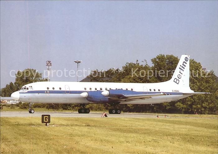 Flugzeuge Zivil Berline Iljuschin  IL-18 D-AOAU