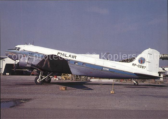 Flugzeuge Zivil Philair C-47B-DK/DC-3 RP-C287 c/n 26118