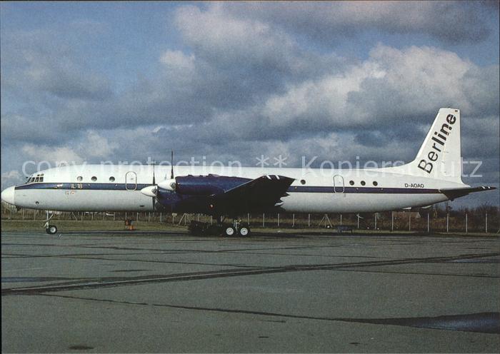 Flugzeuge Zivil Berline IL-18D D-AO-AO