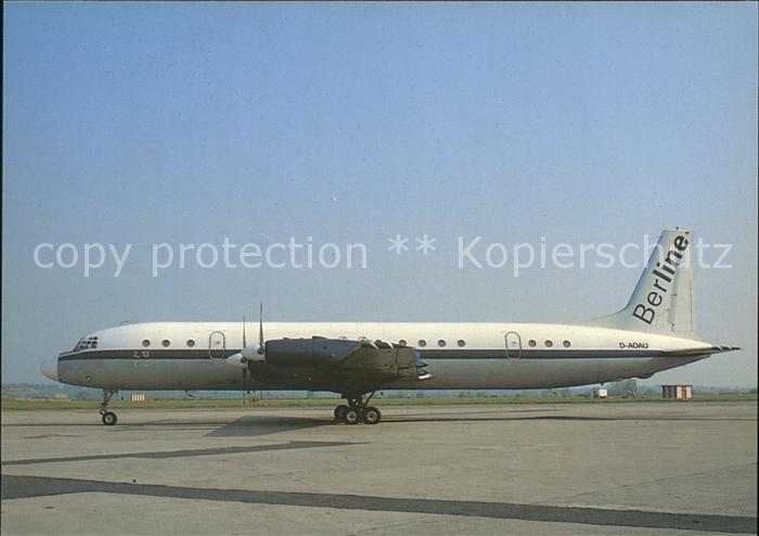 Flugzeuge Zivil Berline Ilyushin IL18D D-AOAU c/n 18801