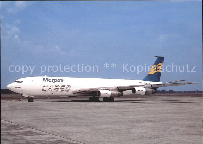 Flugzeuge Zivil Merpati Cargo B-707-323C LZ-FEB c/n 19584