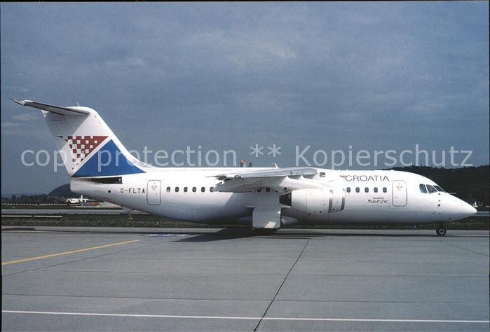 Flugzeuge Zivil Croatia Airlines BAe 146-200 G-FLTA c/n E2048