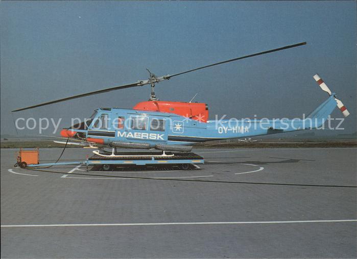 Flugzeuge Zivil Maersk Air Bell 212 OY-HMA