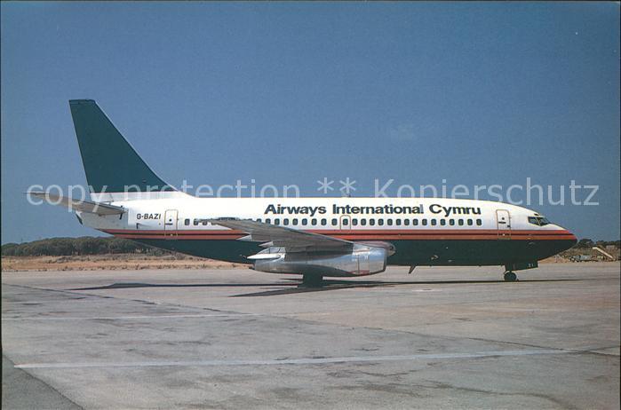 Flugzeuge Zivil Airways Internation Cymru Boeing 737-204 G-BAZI c/n 20808