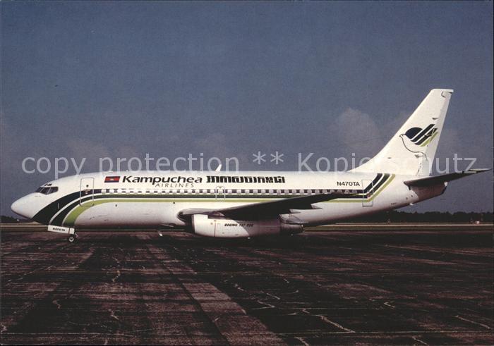 Flugzeuge Zivil Kampuchea Airlines Boeing 737-247 N470TA c/n 19611