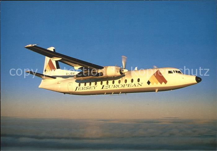 Flugzeuge Zivil Jersey European Fokker F-27 G-JEAI