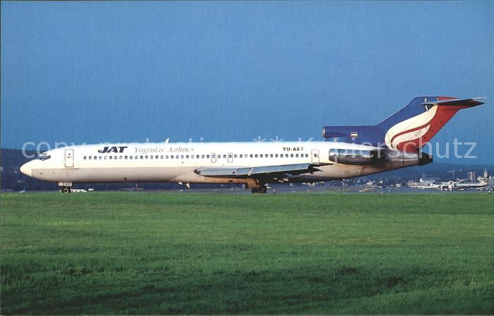 Flugzeuge Zivil Boeing 727-2H9 Advanced YU-AKF cn 21038/fn 1118 JAT Yugoslav Air