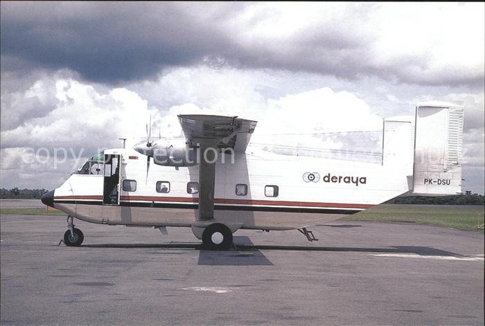 Flugzeuge Zivil Deraya Air Taxi P.T. Shorts Skyvan 3 Variant 100 PK-DSU cn SH192
