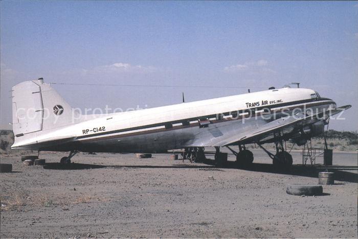 Flugzeuge Zivil Trans Air Service Inc. Douglas DC 3 RP-C142