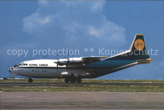Flugzeuge Zivil Antonov 12 Flying Cargo Maldives LZ-SFE