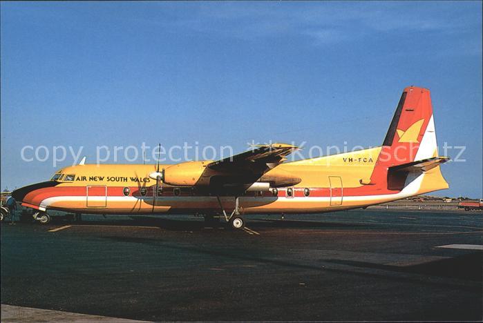 Flugzeuge Zivil Fokker F27-500F Air New South Wales VH-FCA c/n 10522
