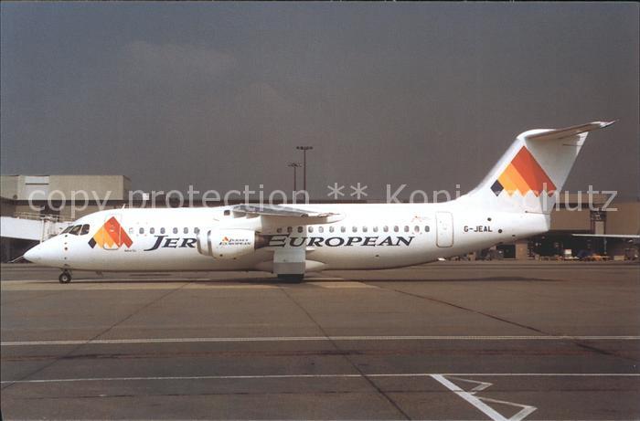 Flugzeuge Zivil Jersey European Airways Bac 146-300 G-JEAL