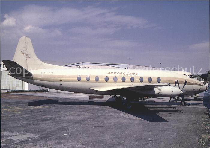 Flugzeuge Zivil Aero Eslava Viscount 745D XA-RJL c/n 391