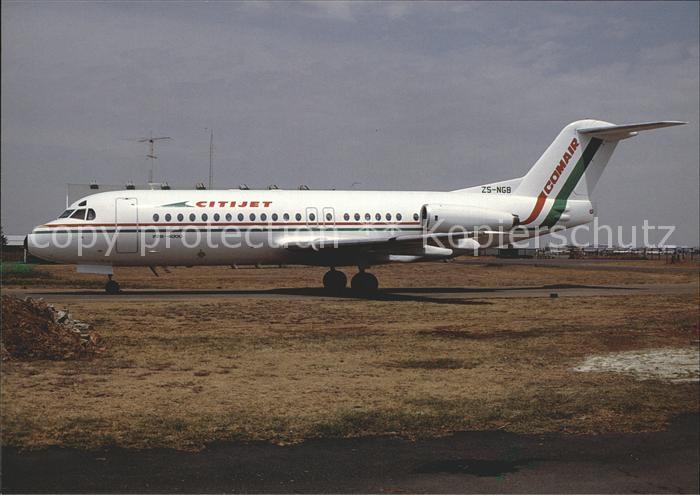 Flugzeuge Zivil Comair Fokker F28 Mk4000 ZS-NGB
