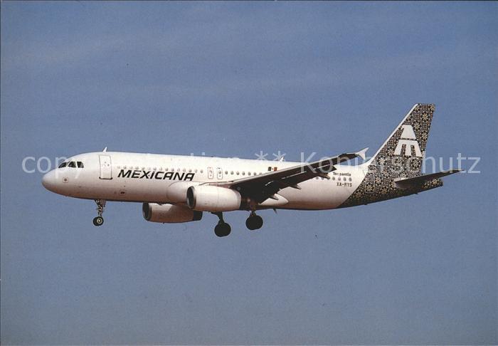 Flugzeuge Zivil Airbus A320-231 XA-RYS Cn 259 Mexicana